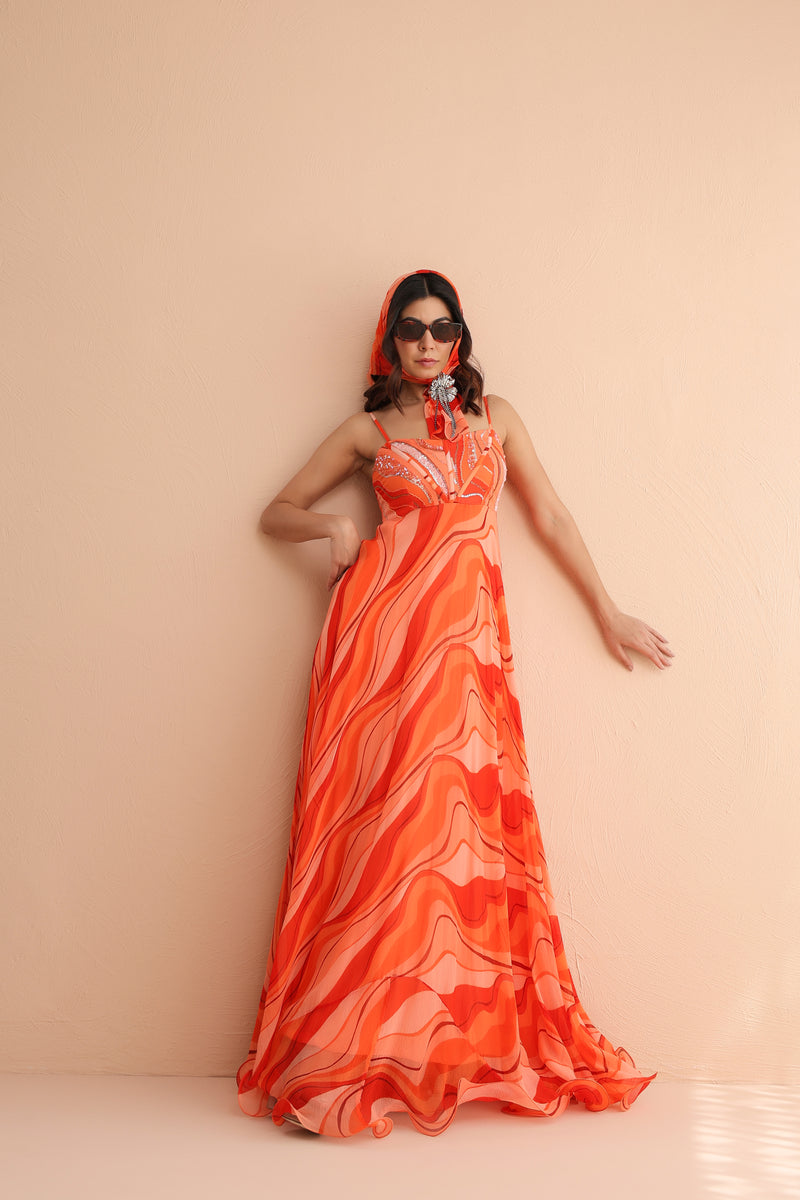 Vitamin Sea Corset Maxi