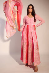 Haseena gul-lal anarkali set