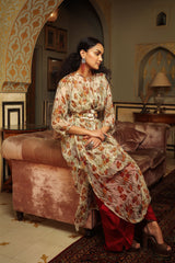 Dilruba exaggerated draped kurta set