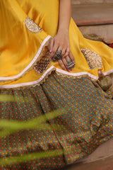 Dilruba sunrise yellow toga flair dress