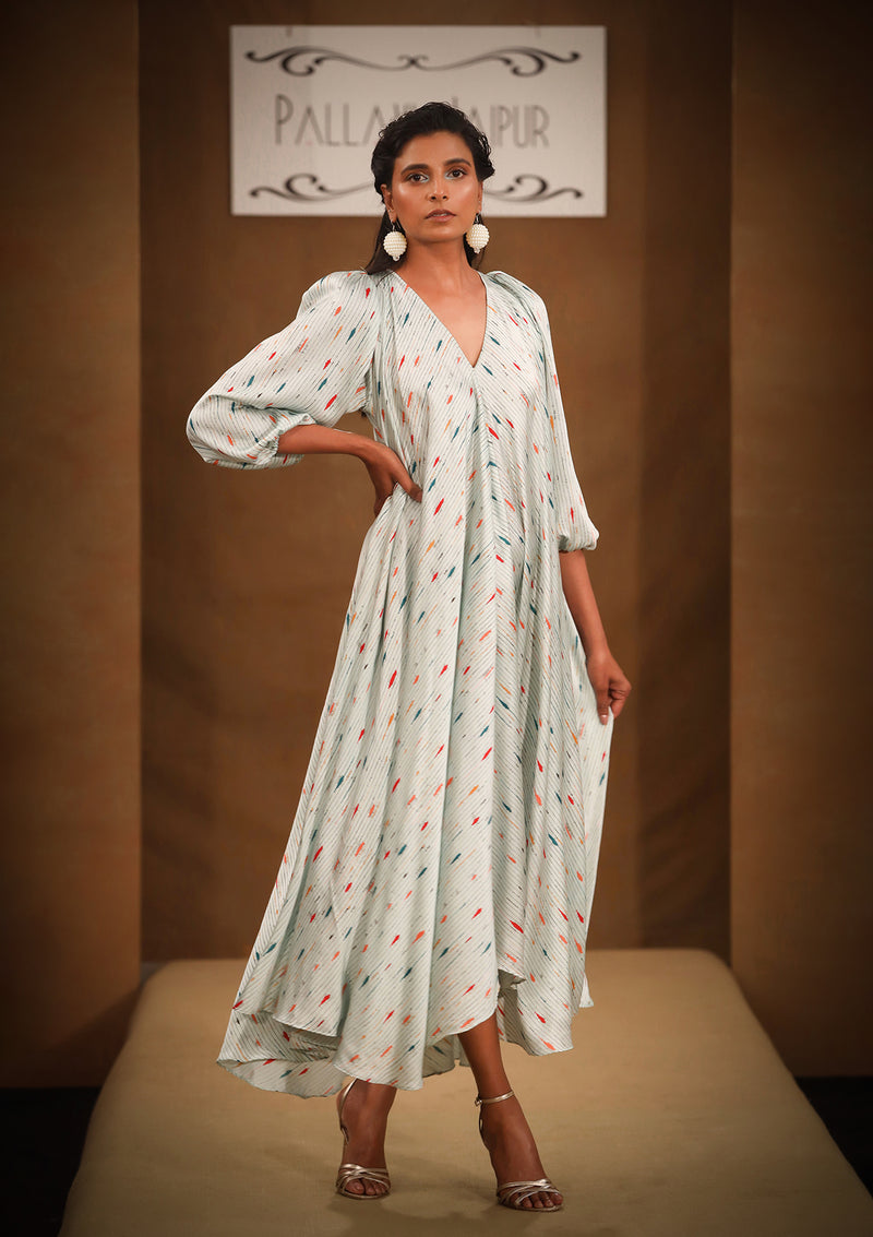 Meher sea green dress to impress