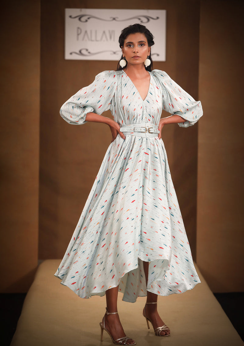 Meher sea green dress to impress