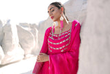 Ameera Pink Mess Sharara Set